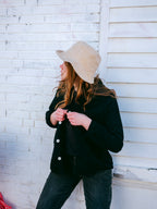 Adult Waxed Canvas Hat | Natural