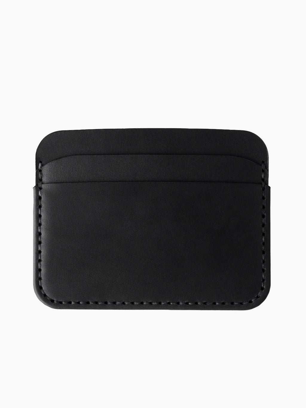 Round Luxe Wallet Plus | Black Chromexcel