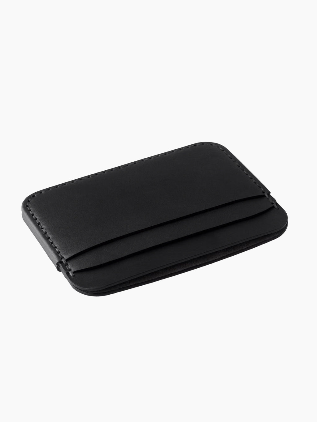 Round Luxe Wallet Plus | Black Chromexcel