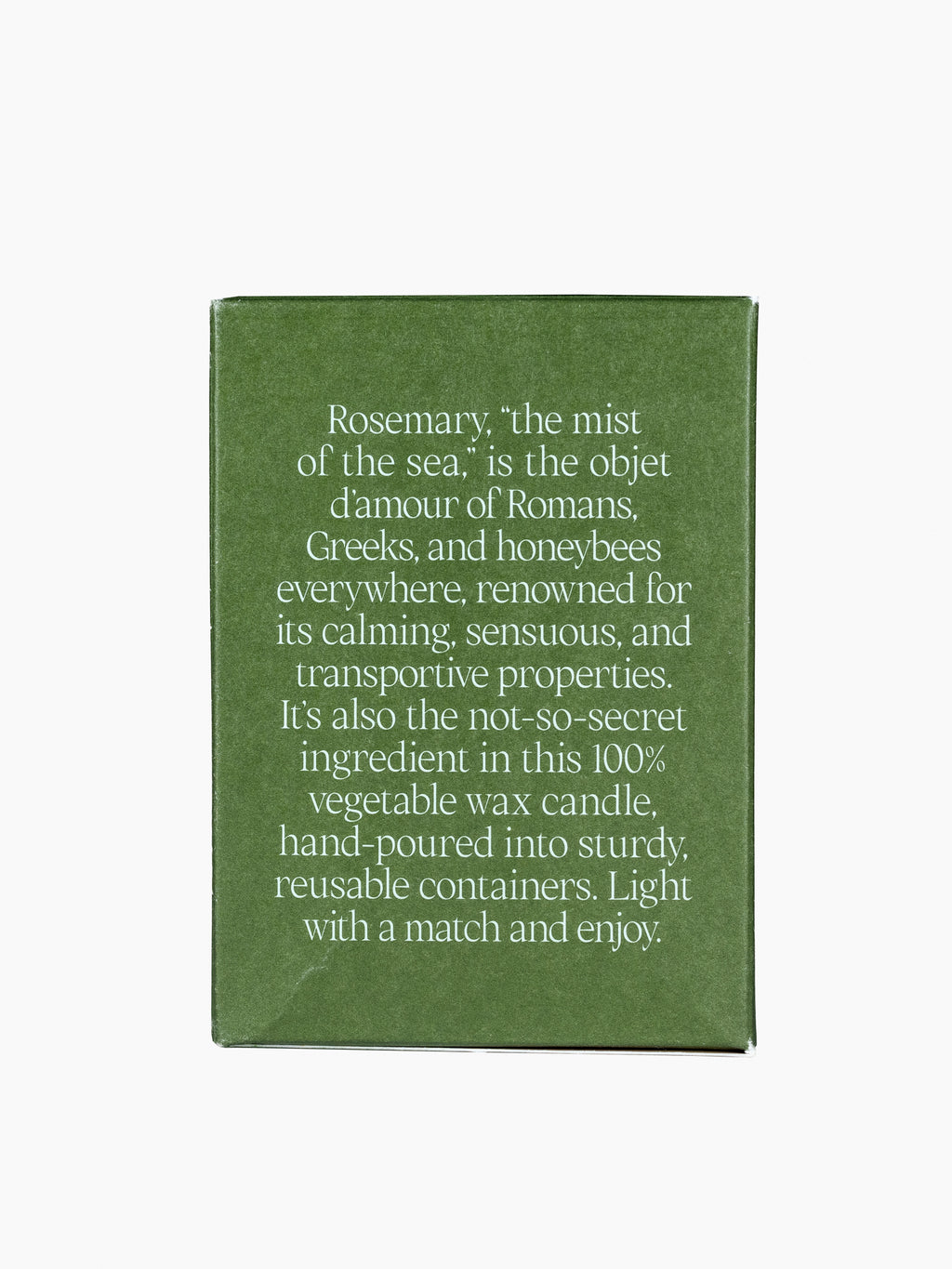 Climbing Tuscan Rosemary Candle