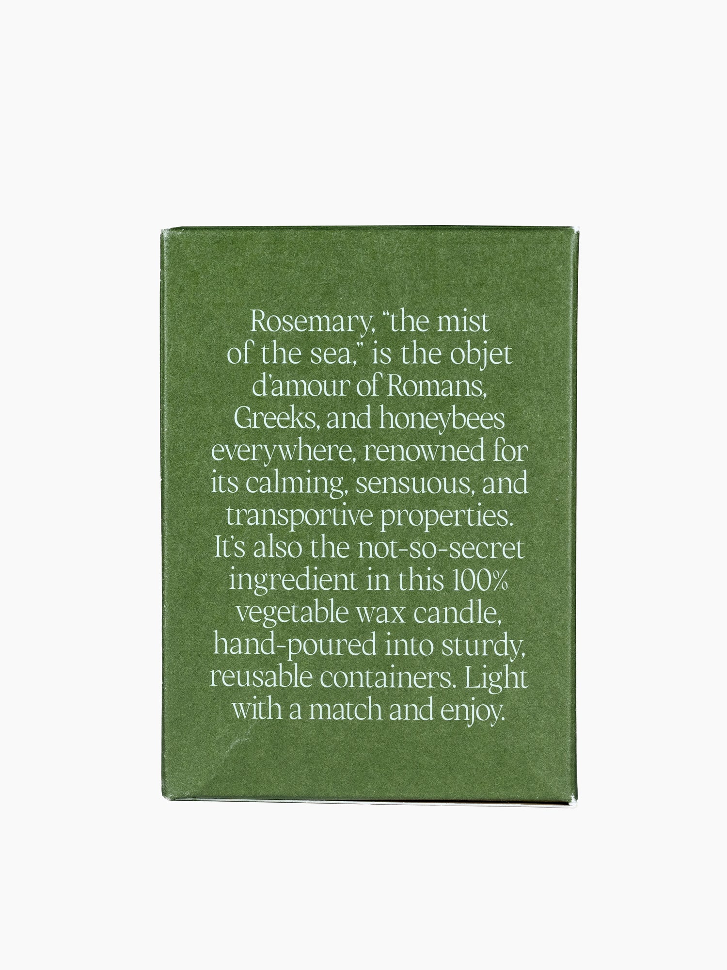 Climbing Tuscan Rosemary Candle