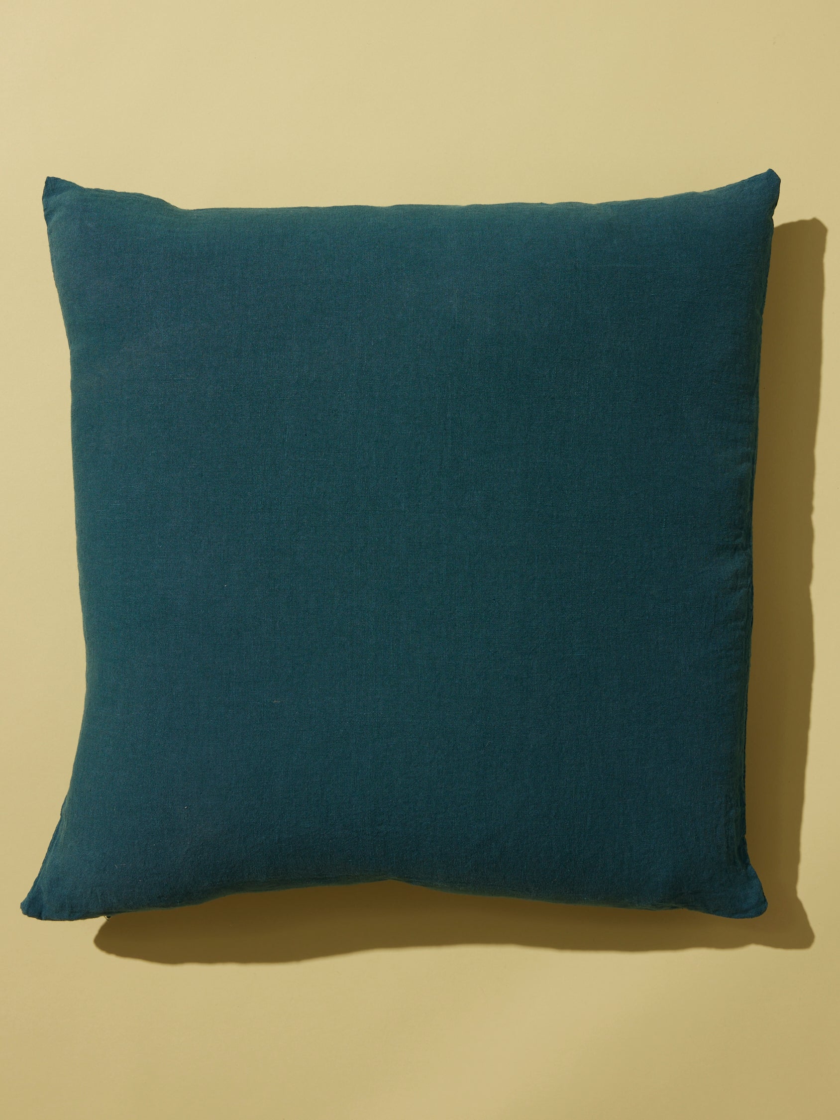 Linen Throw Pillow | Peacock
