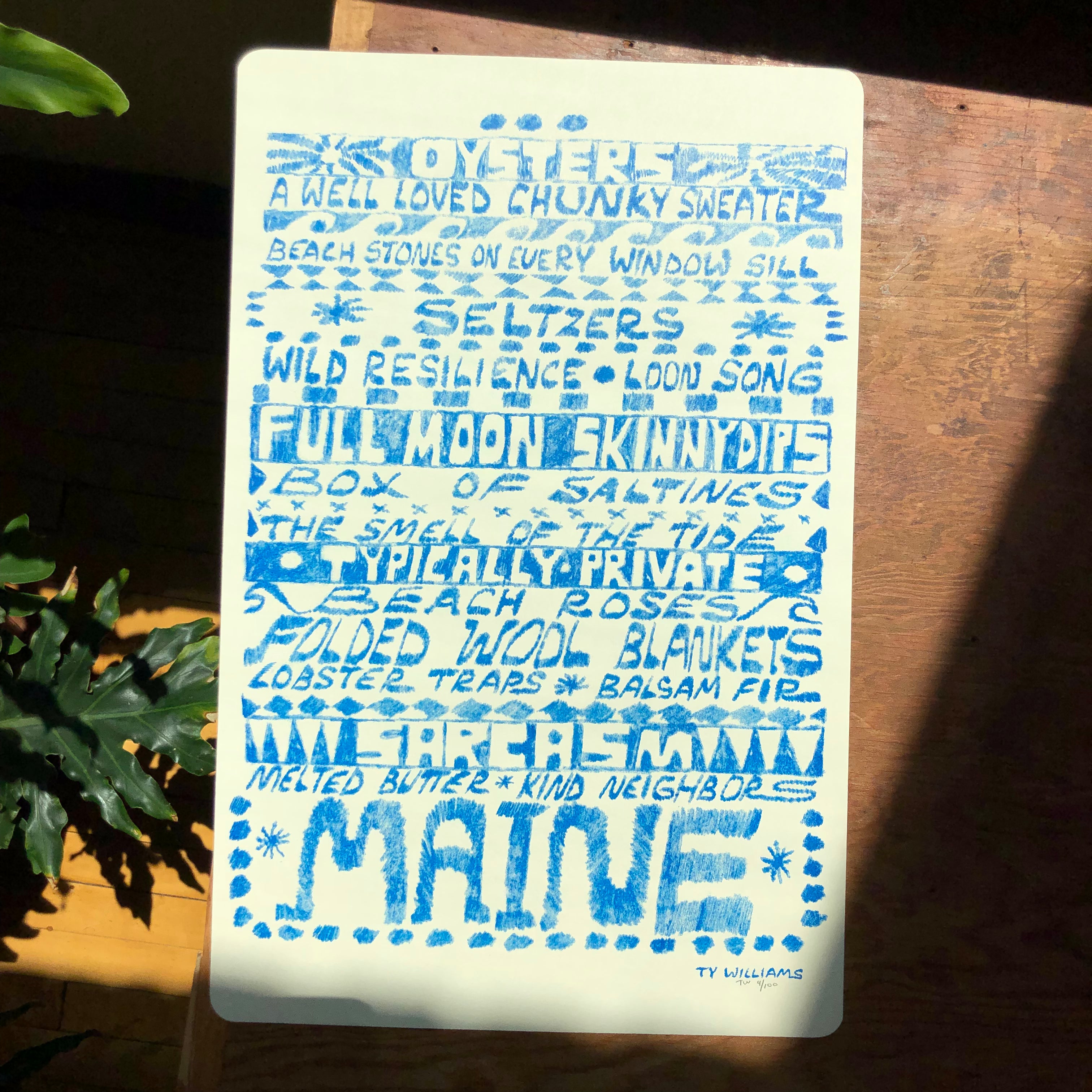 Maine Poster