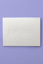 Joy & Peace Natural Card