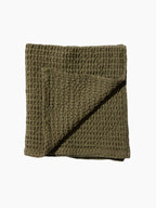 Olive Waffle Hand Towel
