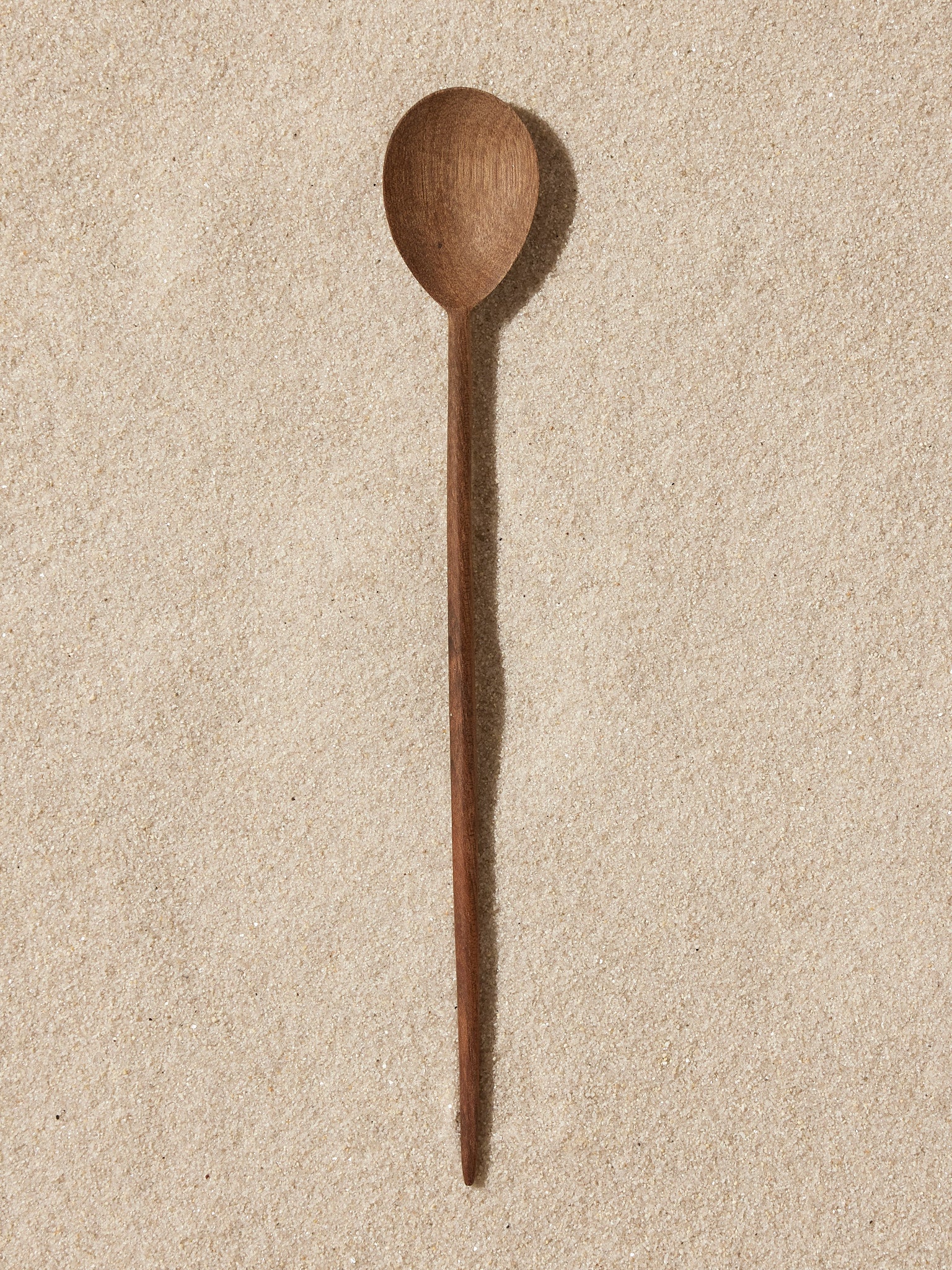 Hand Carved Walnut Spoon | Tall