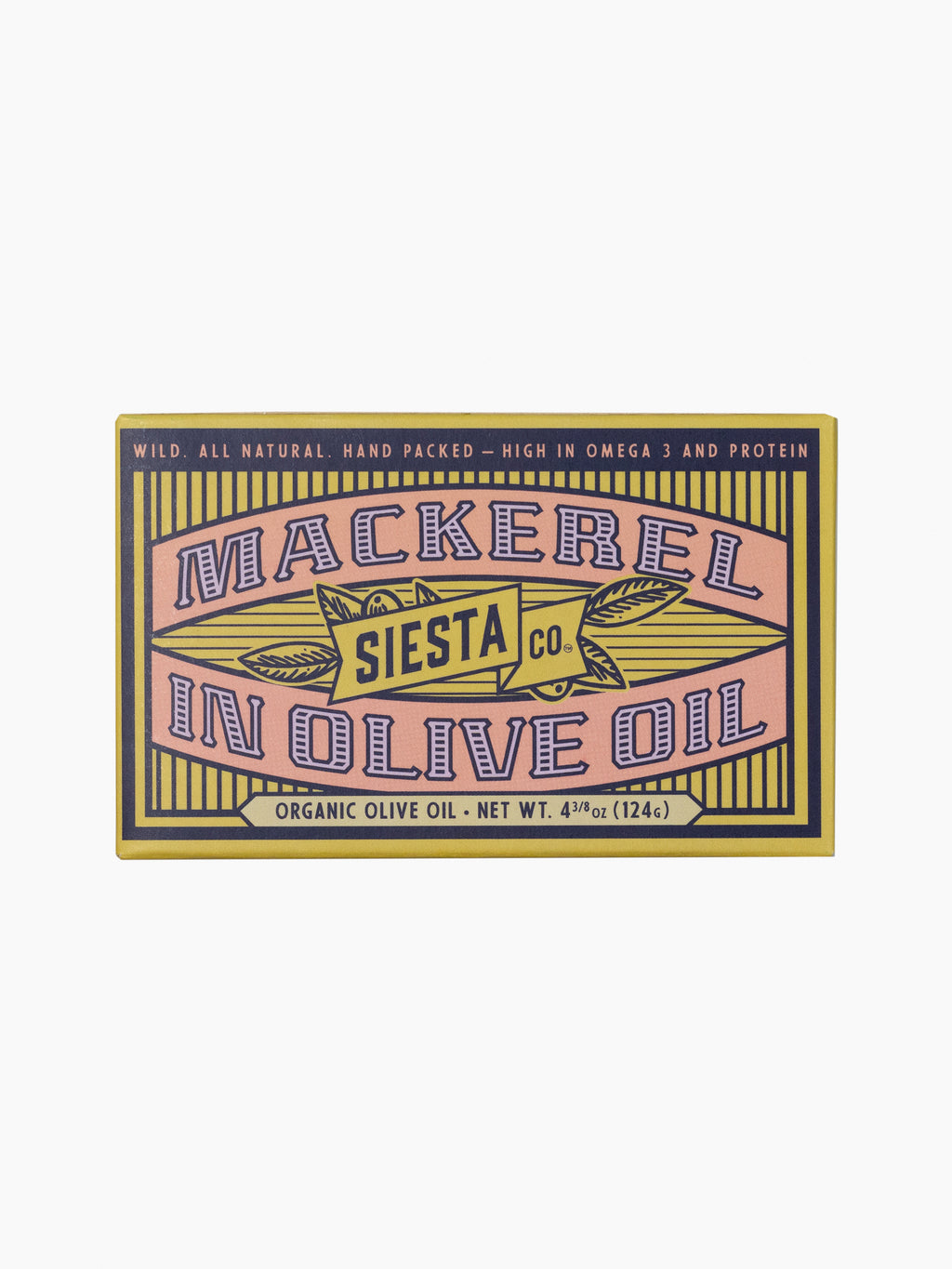 Mackerel in Organic Extra Virgin Olive Oil