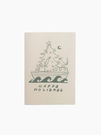 Happy Holidays Boat Card