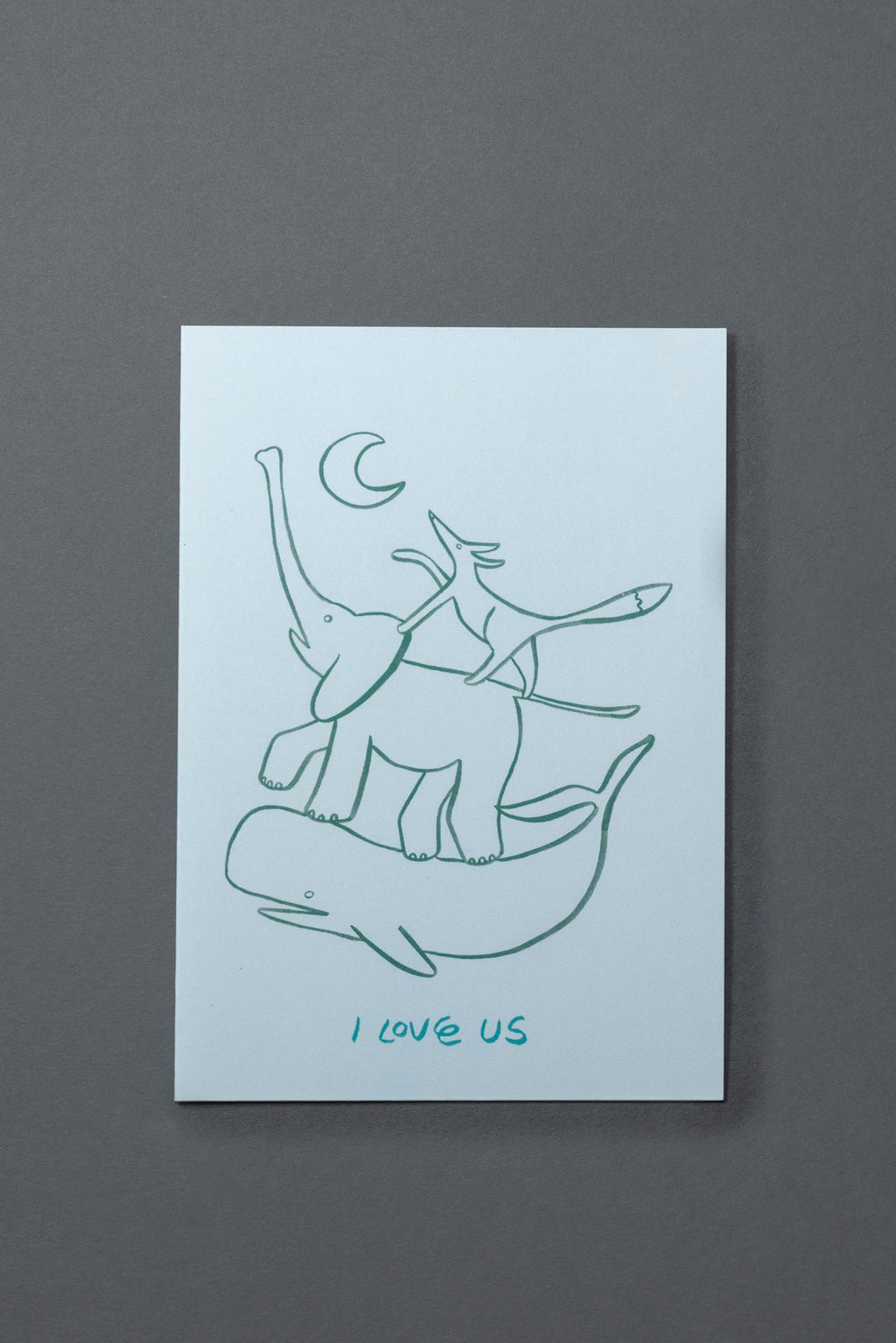 I Love Us Card