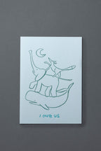 I Love Us Card
