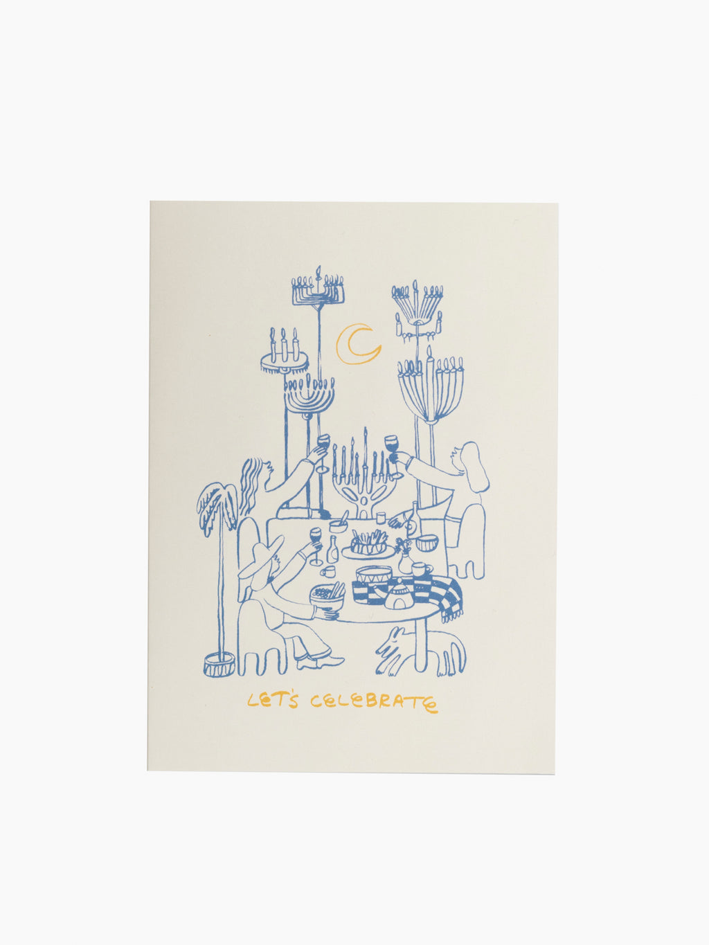 Let’s Celebrate Menorah Card