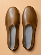 French Recycled Hemp Gardening Clogs in Sepia