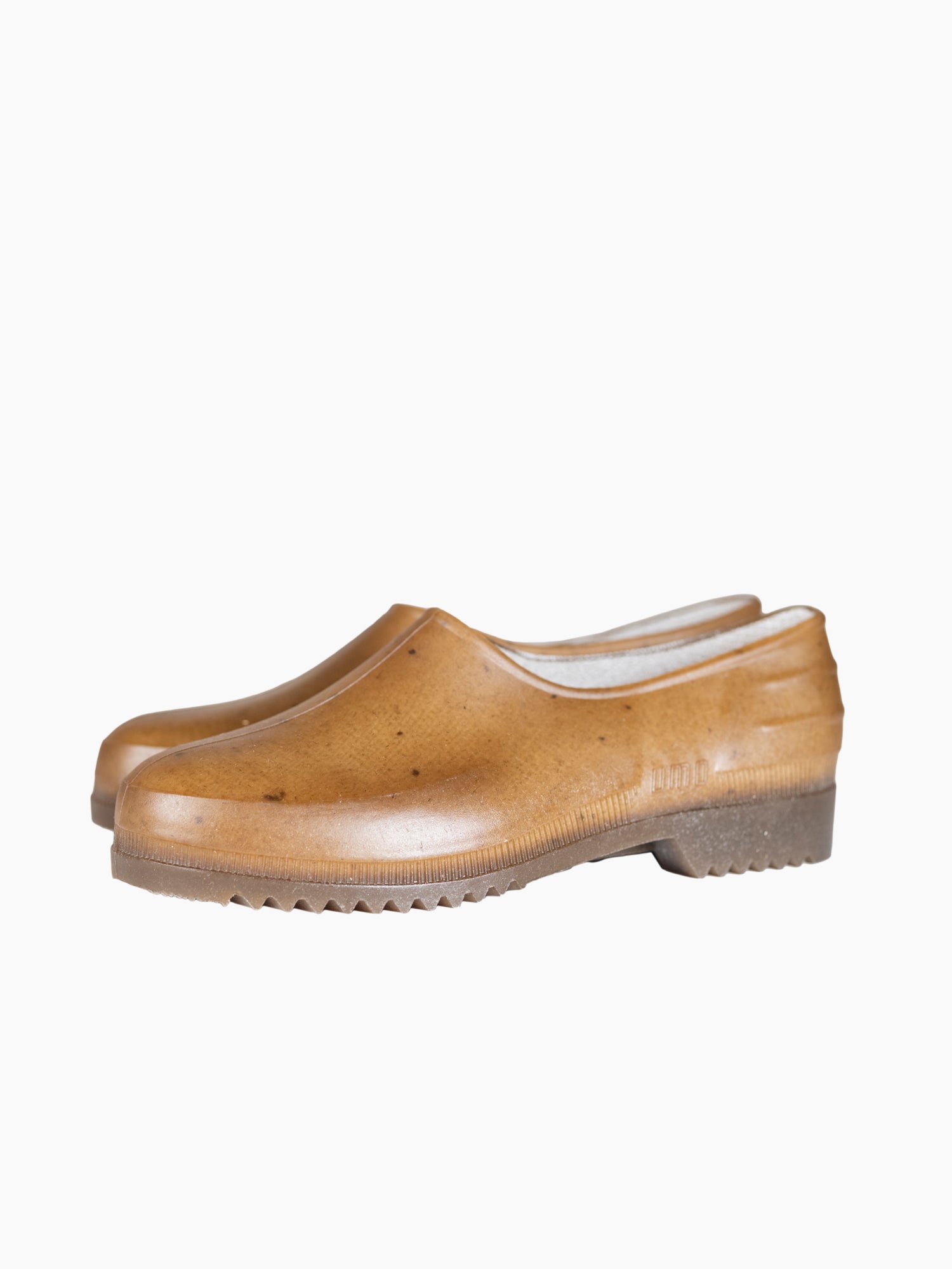 French Recycled Hemp Gardening Clogs in Sepia