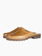 French Recycled Hemp Mules in Sepia